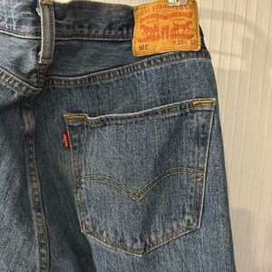 Levi's 501 Vintage Men's Blue Jeans Size 35/32